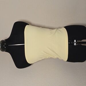 American Apparel Tube Top / Mini Skirt - Yellow / Small
